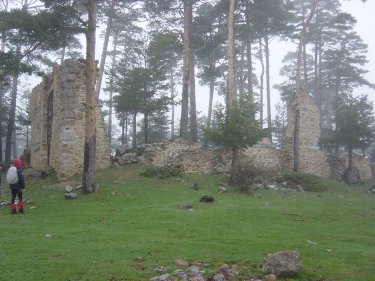 ruinas del convento de casaras, casa eraso, pabellon de casaras