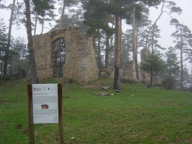 ruinas del convento de casaras, casa eraso, pabellon de casaras