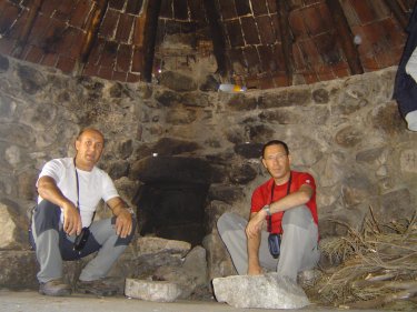 Lucas y Carlos en Refugio de La Barranca