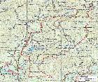 mapa valle de la fuenfria cercedilla, ruta circular por las sendas: Victory, Alevines, Sevillano