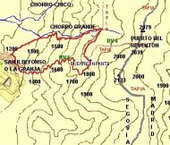 Ruta: La Granja, Cascada del Chorro Grande, Cortafuegos, Senda del Siglo XIII, Fuente del Infante, La Granja.