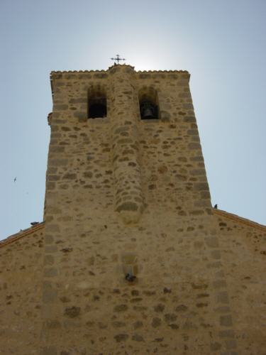 Torre de la Iglesia de la Inmaculada Concepción Siglo XVI. Fachada de poniente, su llamada nariz, recibe los rayos del Sol justo al mediodía.