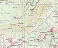 Ver mapa de ruta de senderismo en Bustarviejo. Peña Negra y El Mondalindo