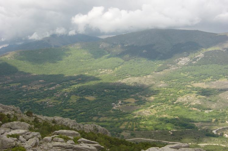 La Najarra, Morcuera y el Valle desde Cabeza Arcn