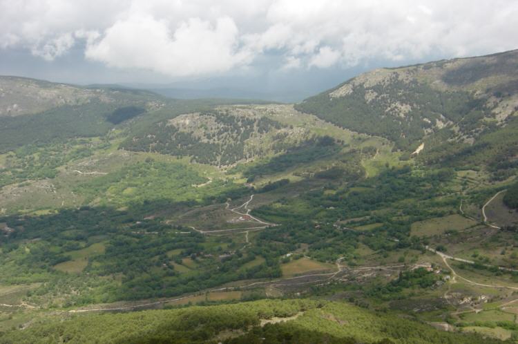 Puerto de Canencia desde Cabeza Arcn
