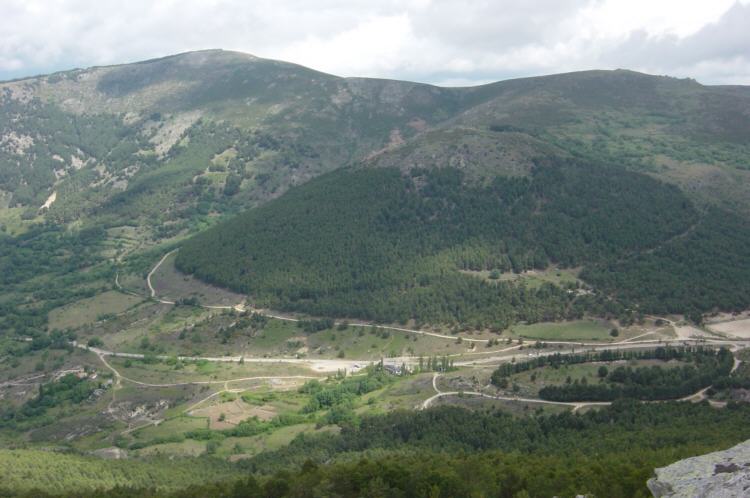 Cabeza Braa, Collado Abierto, Mina de Plata y La Albardilla desde Cabeza Arcn