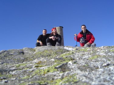 Cima de Septimo pico de Siete Picos; Karlos, Lucas y Carlos