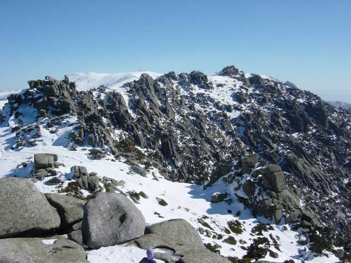 Guarramillas y Cuerda Larga desde el Segundo pico de Siete Picos
